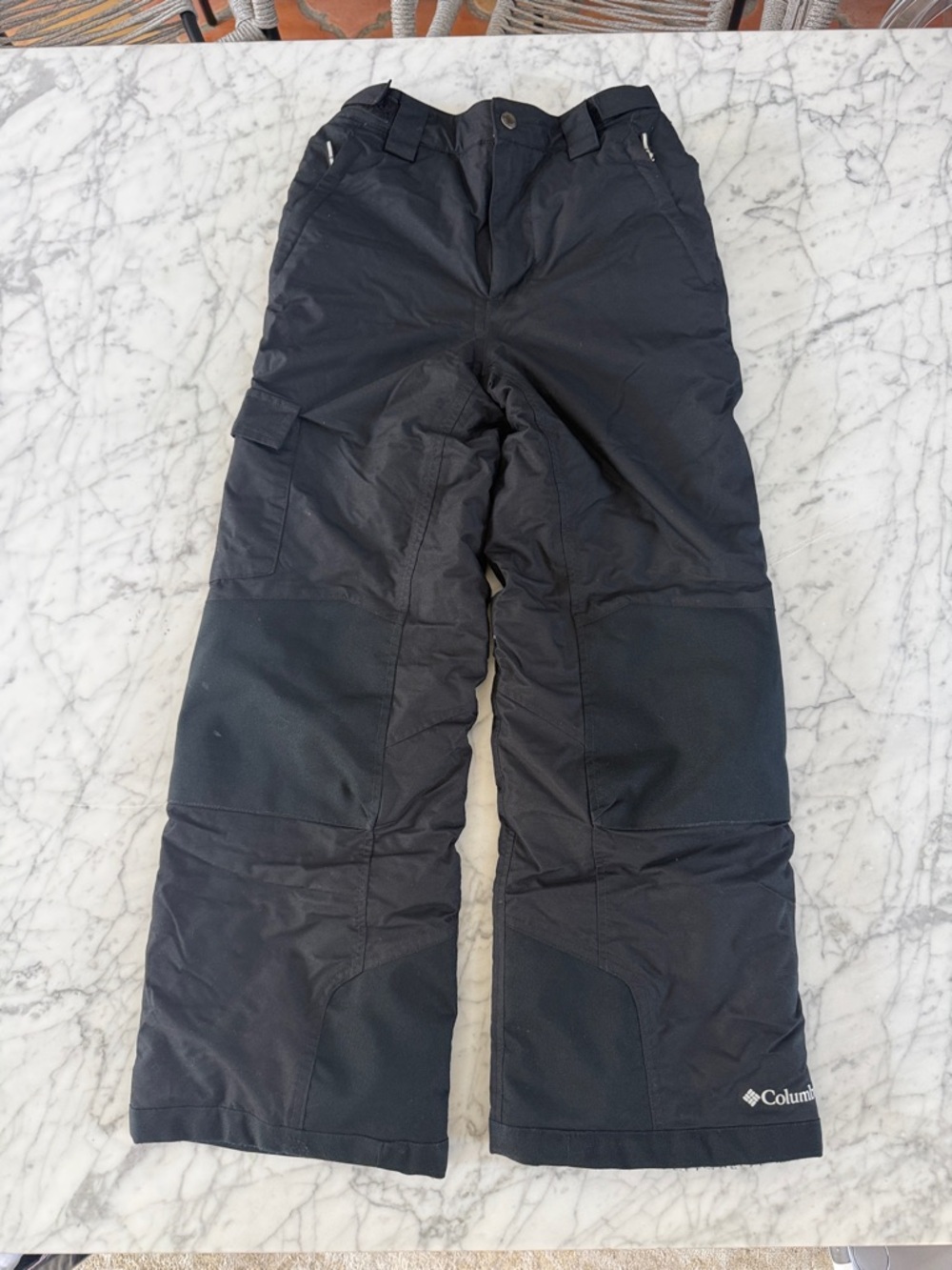 Columbia Black Kids Bugaboo Insulated Snow Pants Sz Youth M 10/12